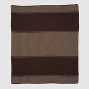 in2green Eco Throw Textured Sustainable Knit Modern | Striped Throw Blanket - Block Canyon 601570194573 BL01TCY1