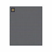 In2Green Swatch Custom Logo Blanket: Personalized Corporate Gift - Block Line Pattern