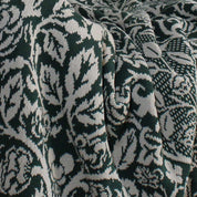 Cotton Sustainable Knit Throw | Winter Holiday Gift - Blossoms by William Morris