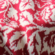 Cotton Sustainable Knit Throw | Winter Holiday Gift - Blossoms by William Morris