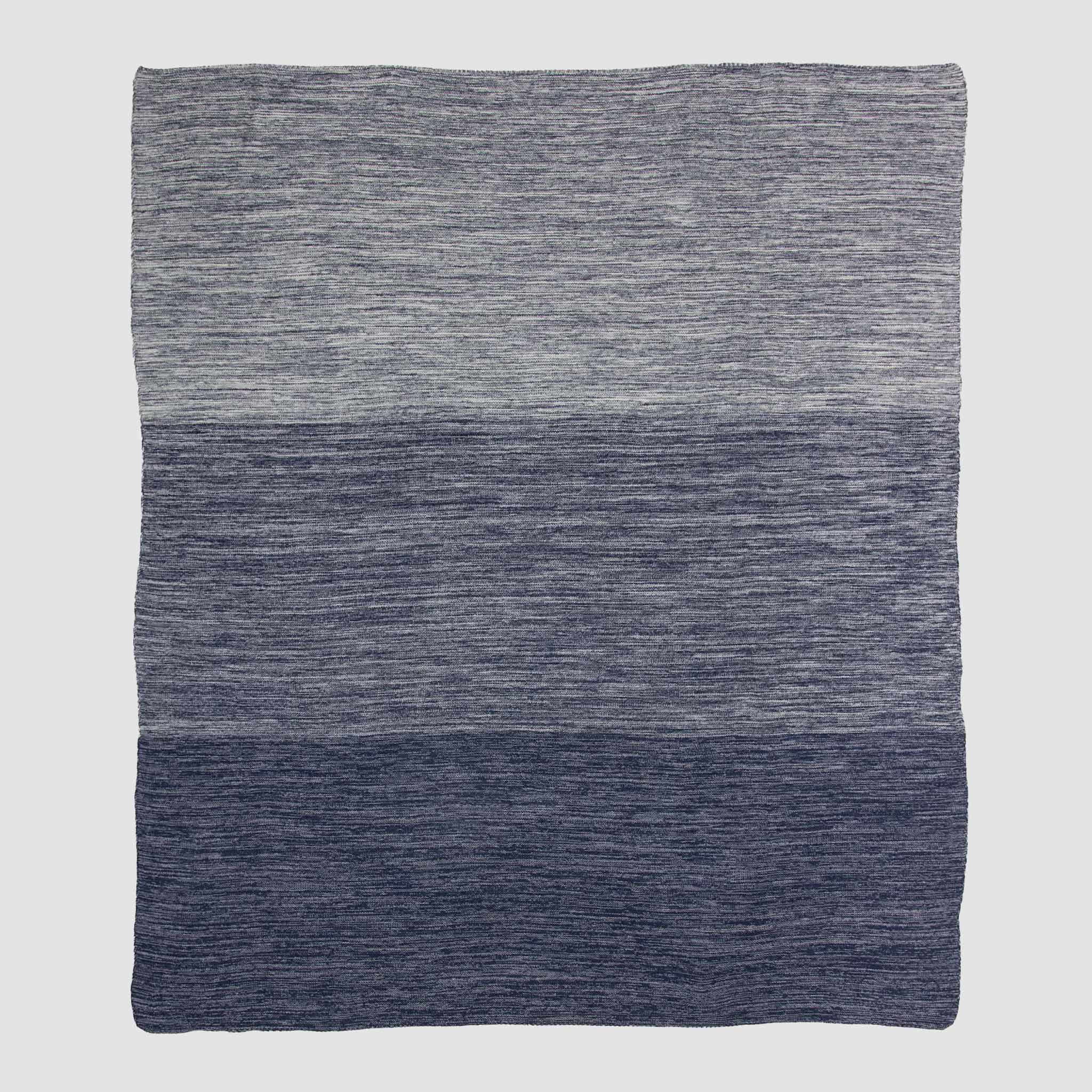 in2green Eco Throw Textured Sustainable Knit Throw Blanket - Textured Ombre 601570194788 BL01TOM4