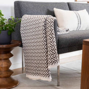 Broken Zig Zag Throw Blanket