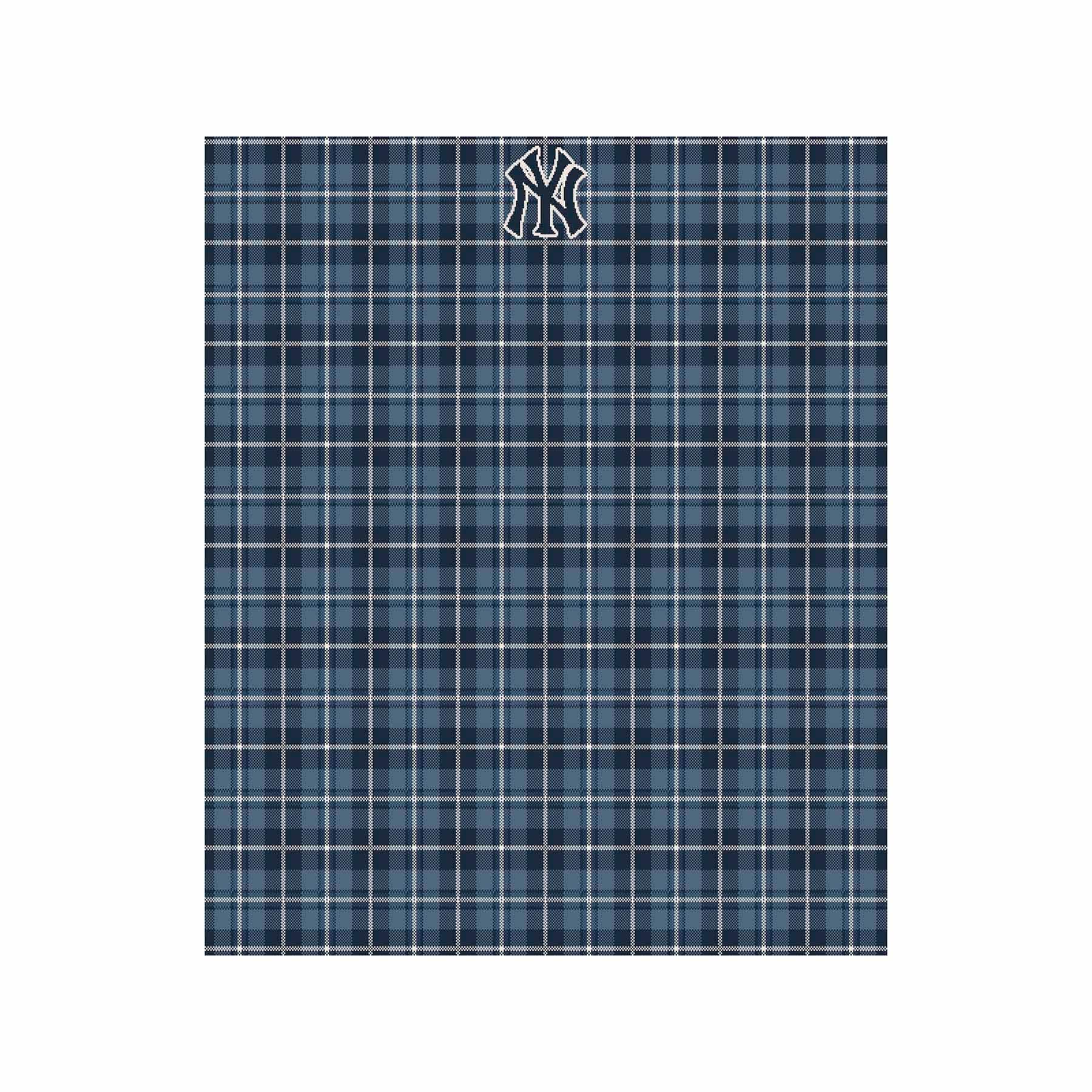 In2Green Swatch Custom Logo Blanket: Personalized Corporate Gift - Cabin Plaid Pattern