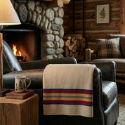 in2green Eco Throw Camp Stripe Throw Blanket