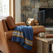 in2green Eco Throw Camp Stripe Throw Blanket