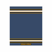 In2Green Swatch Custom Logo Blanket: Personalized Corporate Gift - Camp Stripe Pattern