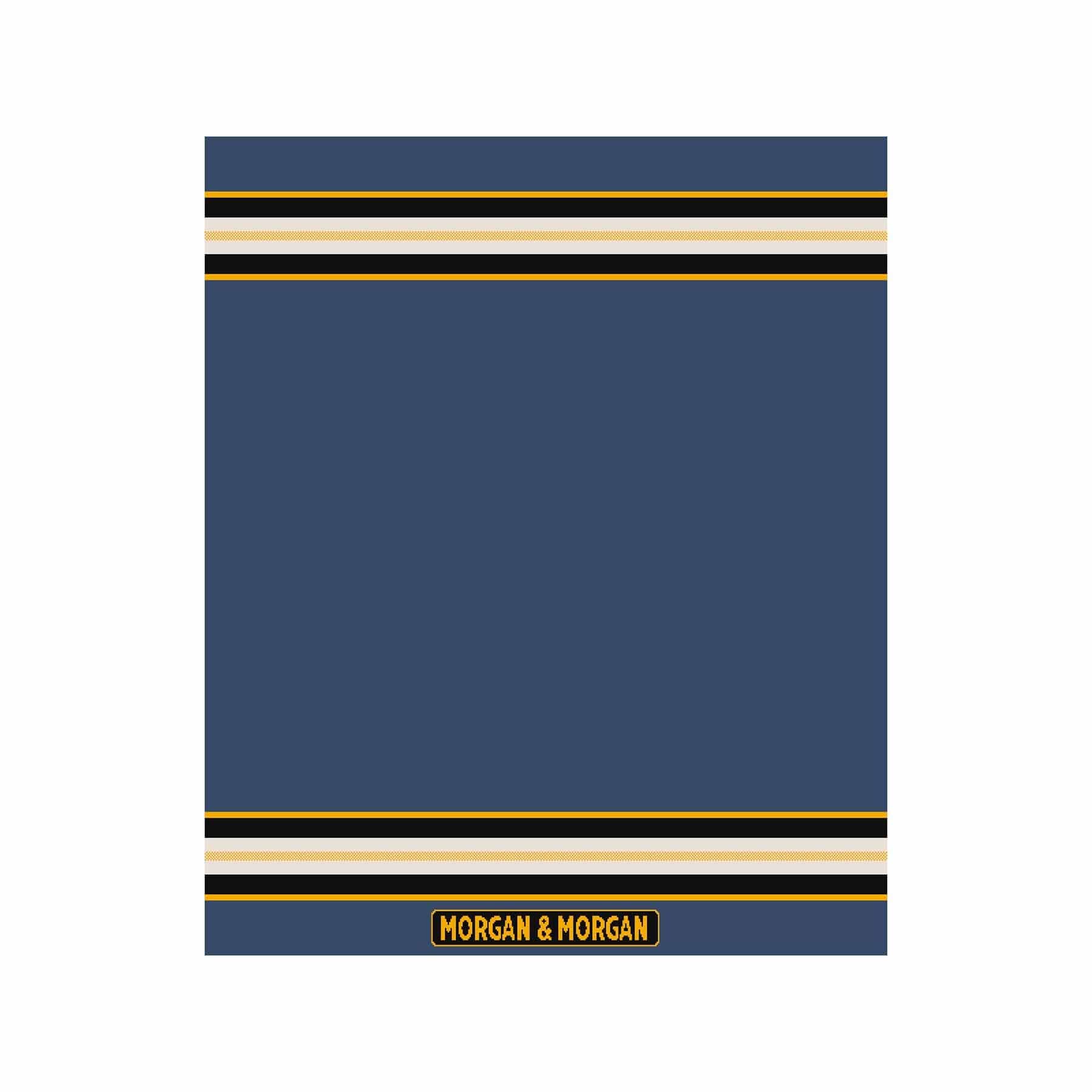 In2Green Swatch Custom Logo Blanket: Personalized Corporate Gift - Camp Stripe Pattern