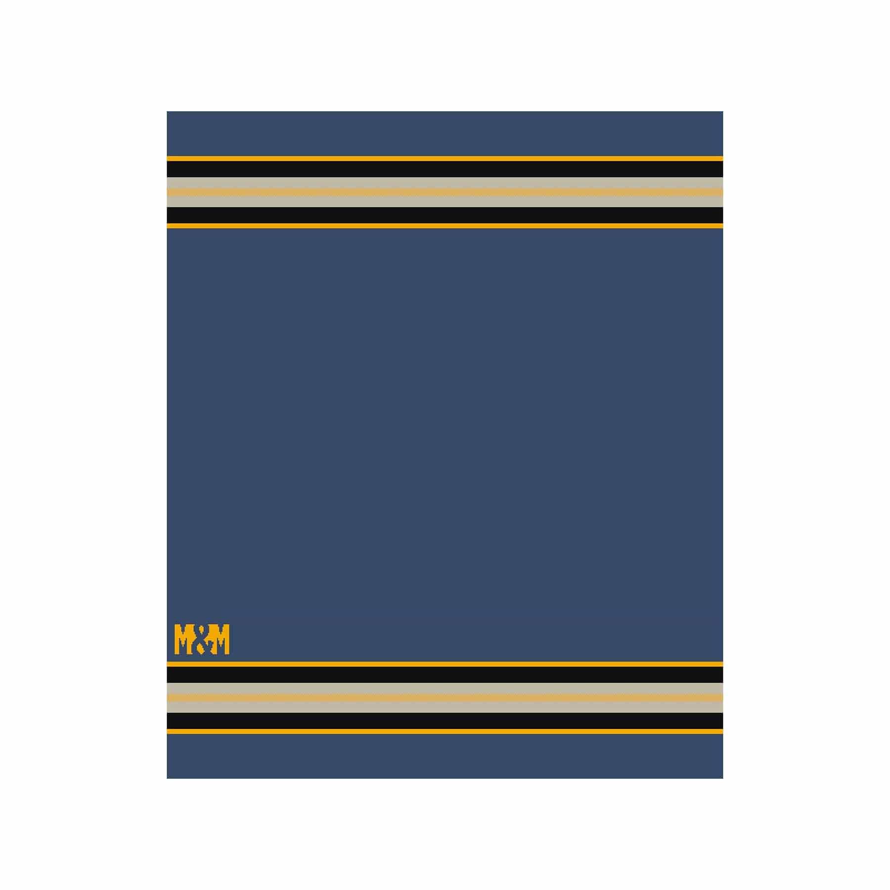 In2Green Swatch Custom Logo Blanket: Personalized Corporate Gift - Camp Stripe Pattern