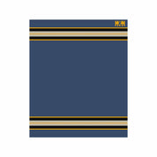 In2Green Swatch Custom Logo Blanket: Personalized Corporate Gift - Camp Stripe Pattern