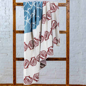 in2green Eco Throw Coastal Flag  - Cotton Sustainable Knit Flag/Americana Throw Blanket 601570195129 BL01CAF1