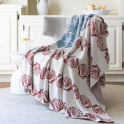 in2green Eco Throw Coastal Flag  - Cotton Sustainable Knit Flag/Americana Throw Blanket 601570195129 BL01CAF1