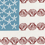 in2green Eco Throw Coastal Flag  - Cotton Sustainable Knit Flag/Americana Throw Blanket 601570195129 BL01CAF1