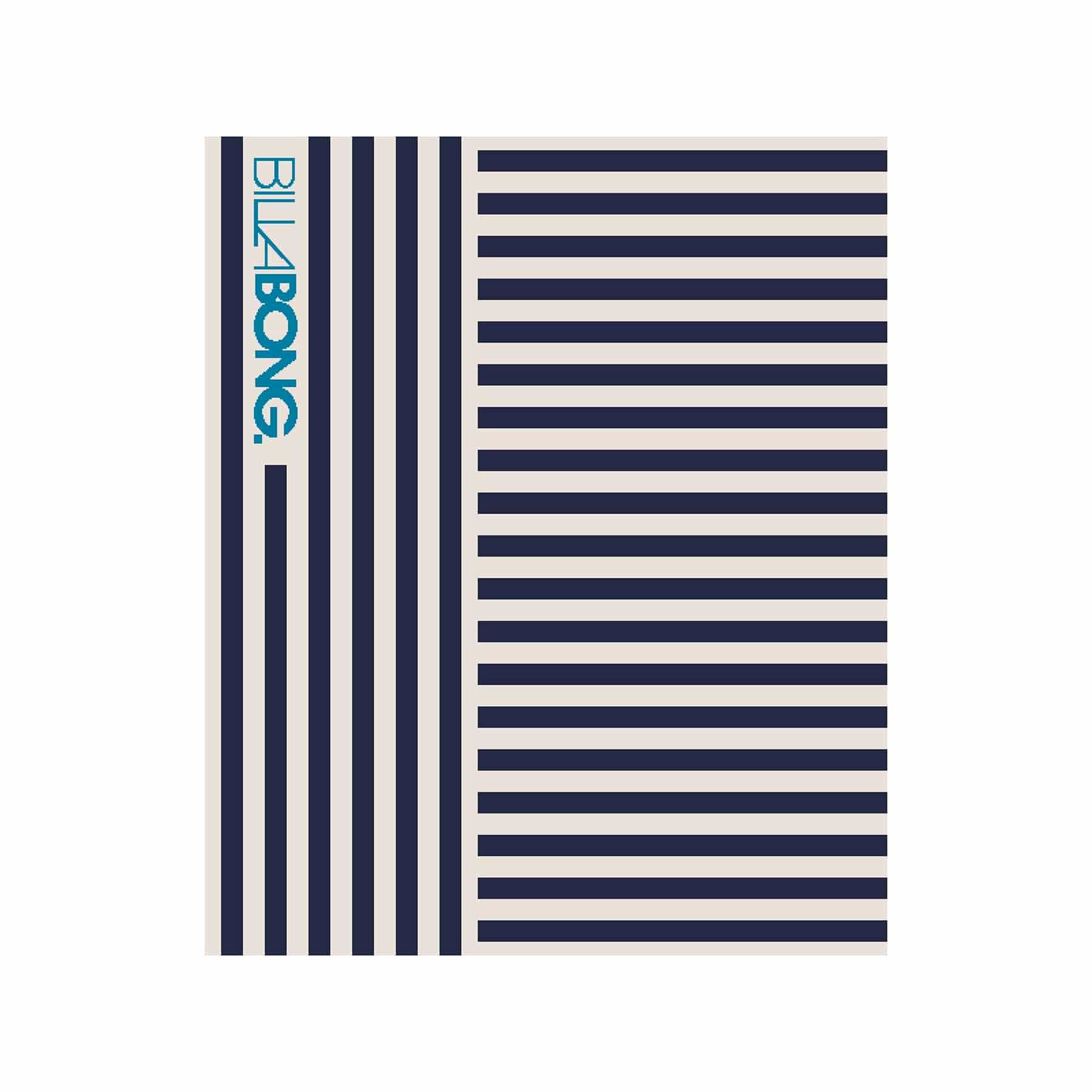 In2Green Swatch Custom Logo Blanket: Personalized Corporate Gift - Coastal Stripe Pattern