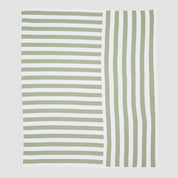 In2Green Eco Throw Cotton Sustainable Knit Throw Blanket - Coastal Stripes 601570193279 BL01CST1