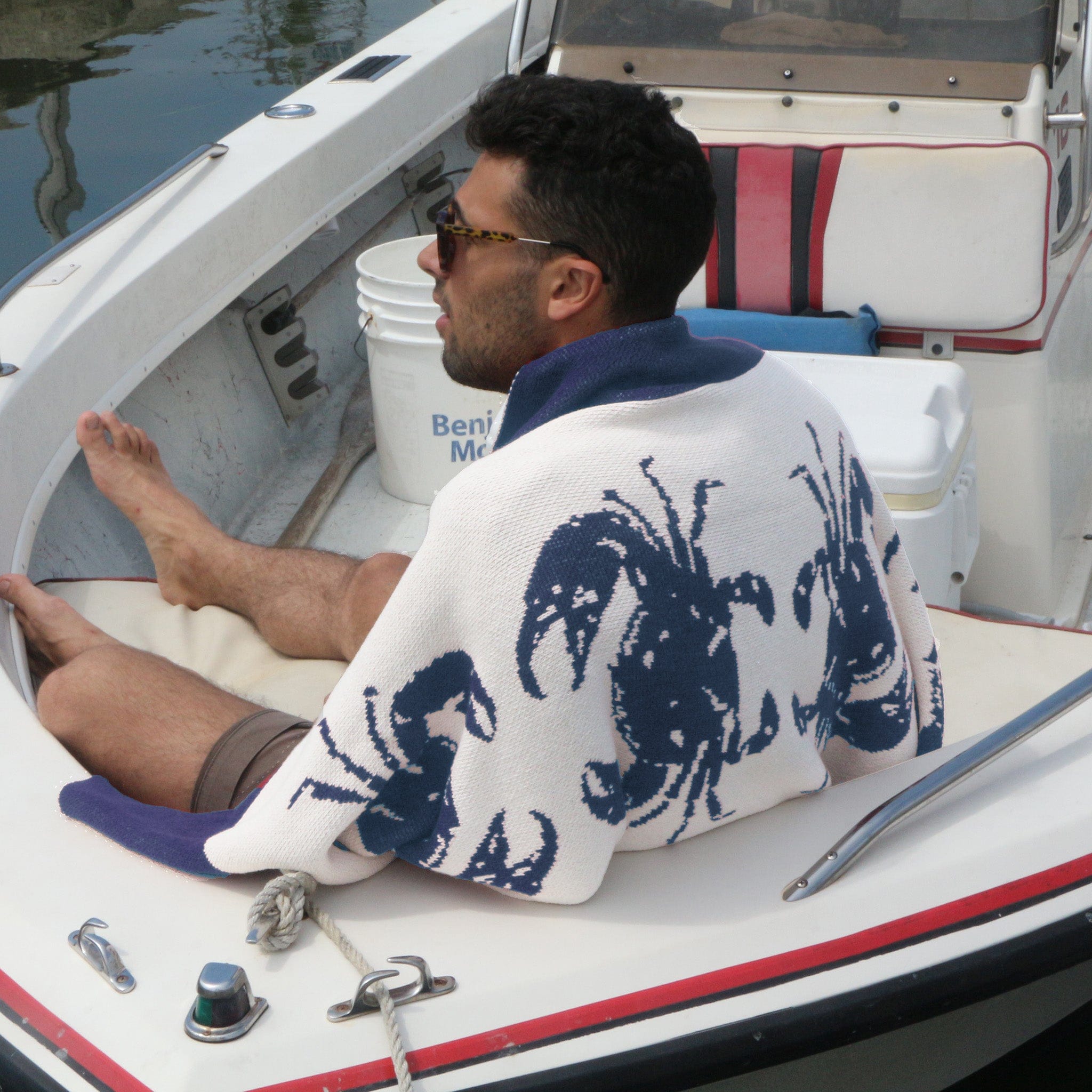 in2green Eco Throw Crab Throw Blanket 753275975596 BL01CR2