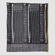 In2Green Eco Throw Cotton Sustainable Knit Striped Throw Blanket - Cosmos by Susy Pilgrim Waters 601570192357 SPW-TF-GM