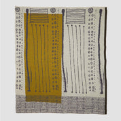 In2Green Eco Throw Cotton Sustainable Knit Striped Throw Blanket - Cosmos by Susy Pilgrim Waters 601570192364 SPW-TF-ML