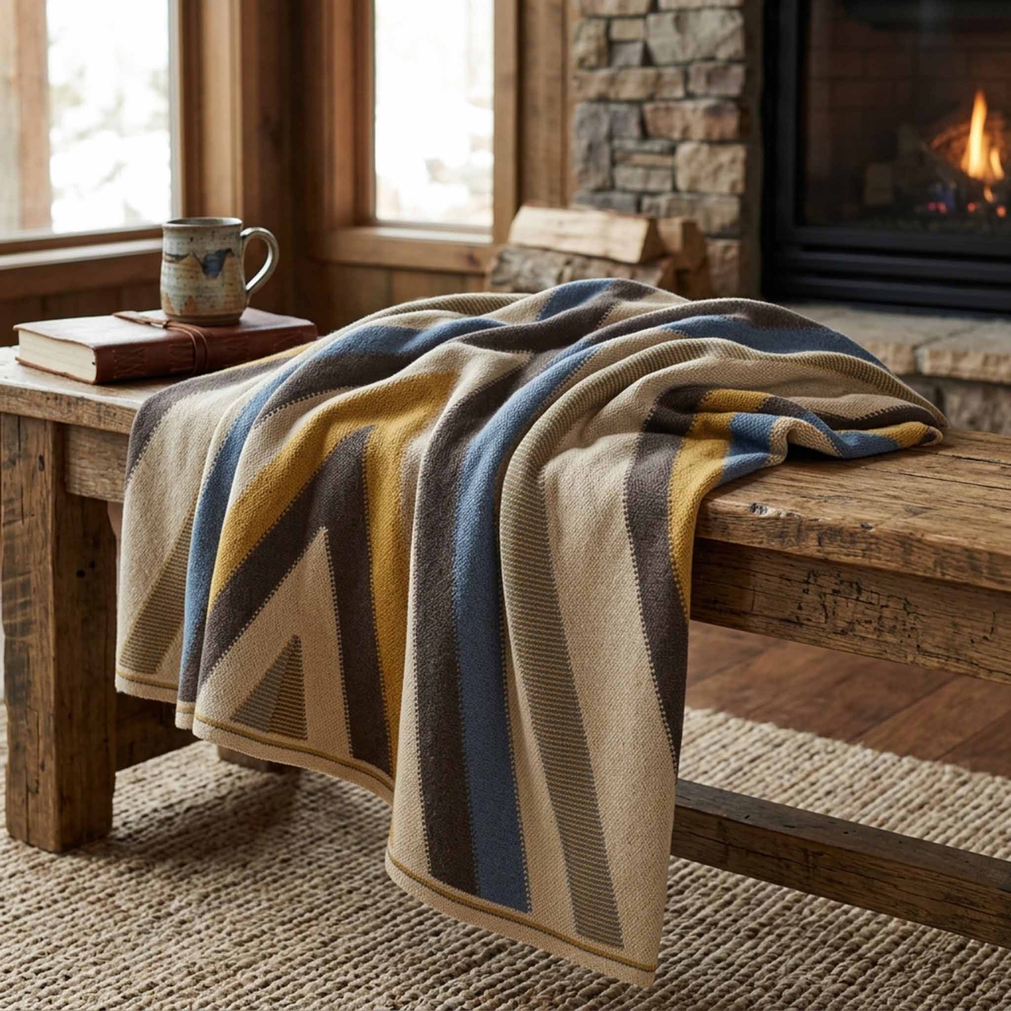 in2green Eco Throw Crosswinds Throw Blanket