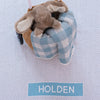 Baby Herringbone Patch Personalized Blanket
