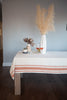 Woven French Stripe Tablecloth
