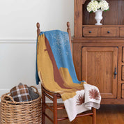 in2green Eco Throw Desert Landscape - Cotton Sustainable Knit Throw Blanket 601570193804 BL01XDL1