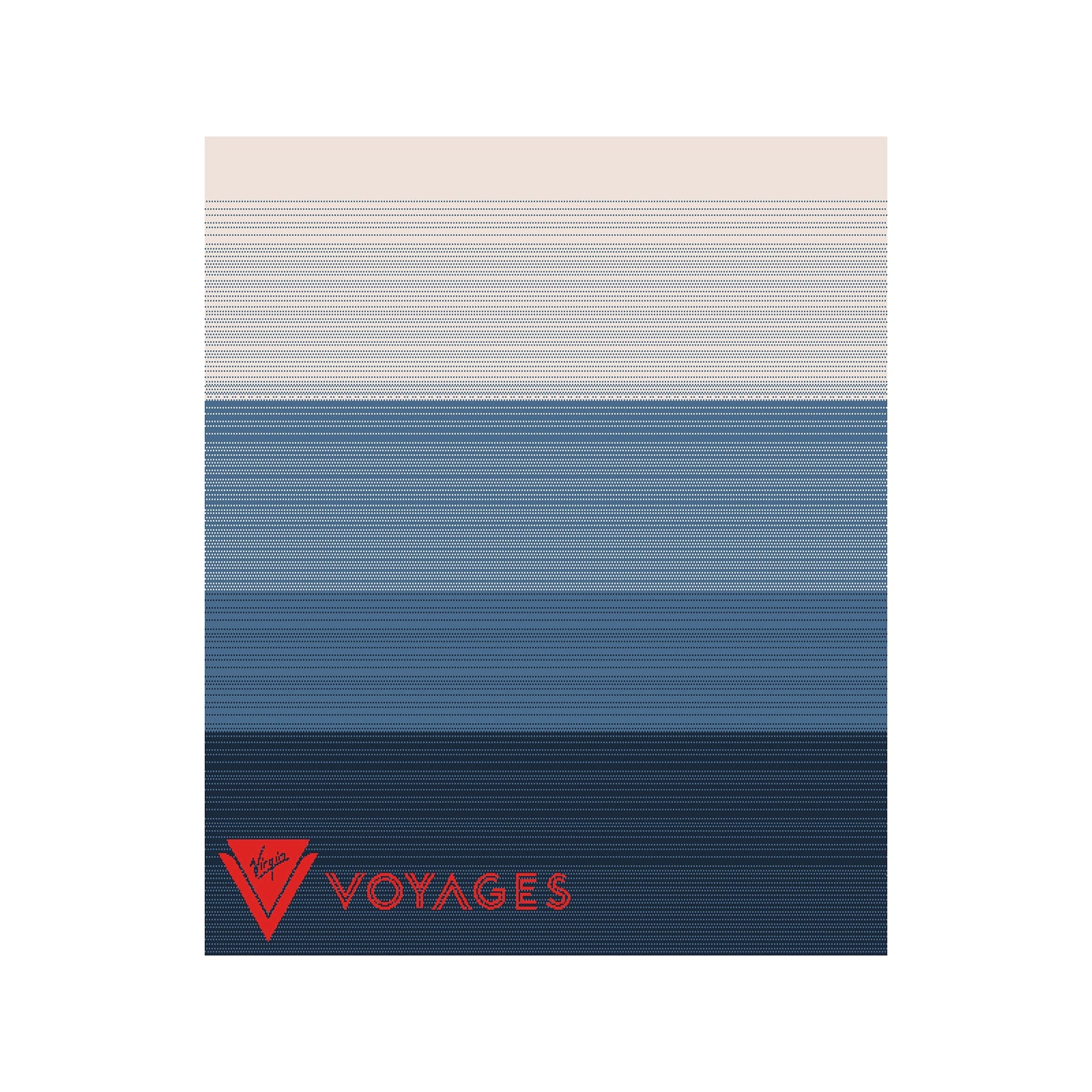 In2Green Swatch Custom Logo Blanket: Personalized Corporate Gift - Digital Ombre Pattern