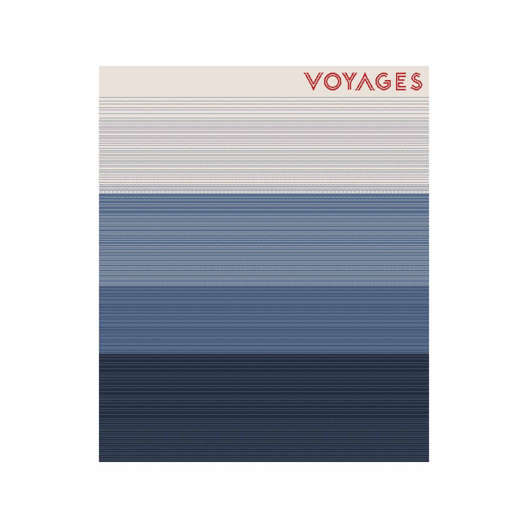 In2Green Swatch Custom Logo Blanket: Personalized Corporate Gift - Digital Ombre Pattern