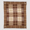 In2Green Eco Throw Cotton Sustainable Knit Stripe Throw Blanket - Equestrian Barn Plaid 601570193934 BL01EBP2