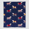 in2green Eco Throw Equestrian Cavalcade - Cotton Sustainable Knit Traditional Throw Blanket 601570195105 BL01ECC1