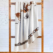 In2Green Eco Throw Equestrian Full Gallop - Cotton Sustainable Knit Traditional Throw Blanket 601570195099 BL01EFG1