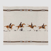 In2Green Eco Throw Equestrian Full Gallop - Cotton Sustainable Knit Traditional Throw Blanket 601570195099 BL01EFG1
