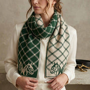 in2green Scarf Equestrian Plaid Reversible Scarf