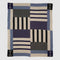 In2Green Eco Throw Cotton Sustainable Knit Plaid Throw Blanket - Equestrian Stable Stripe 601570193941 BL01ESS1