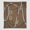 In2Green Eco Throw Cotton Sustainable Knit Patterned Throw Blanket - Equestrian Tack 601570193897 BL01ETK2