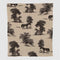in2green Eco Throw Cotton Sustainable Knit Throw Blanket - Equestrian Toile 753275974919 BL01ET3