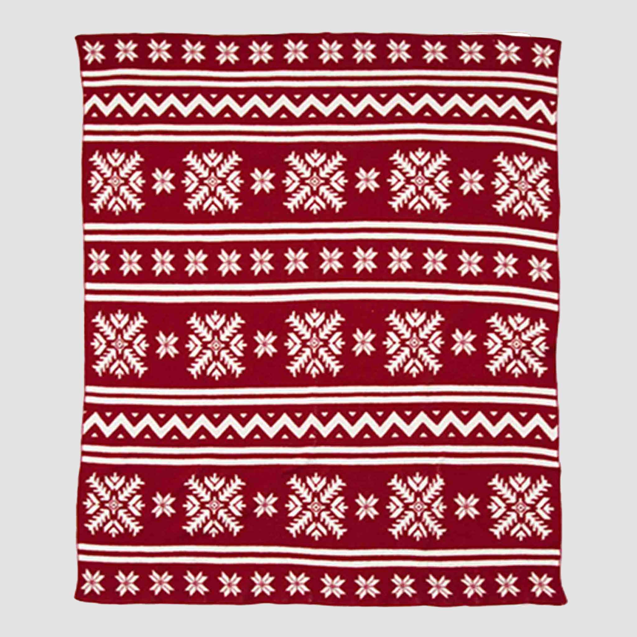 in2green Eco Throw Cotton Sustainable Knit Throw Blanket | Fair Isle 655646730684 BL01FA1