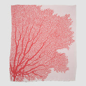 in2green Eco Throw Cotton Sustainable Knit Throw Blanket | Coastal - Fan Coral 655646737836 BL01FC1