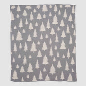 in2green Eco Throw Reversible Sustainable Knit Throw Blanket | Fir Trees 601570193569 BL02RFT4