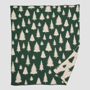 in2green Eco Throw Reversible Sustainable Knit Throw Blanket | Fir Trees 655646736839 BL02RFT3