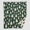in2green Eco Throw Reversible Sustainable Knit Throw Blanket | Fir Trees 655646736839 BL02RFT3