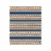 In2Green Swatch Custom Logo Blanket: Personalized Corporate Gift - Geometric Stripe Pattern