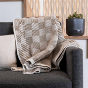 Gingham Plaid Throw Blanket