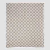 in2green Eco Throw Cotton Sustainable Knit Geometric Throw Blanket - Gingham Plaid 601570194795 BL01PLG2