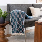 Gingham Plaid Throw Blanket