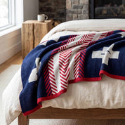 in2green Eco Throw Heritage Trail - Cotton Sustainable Knit Geometric Throw Blanket 601570195396 BL01XHT1