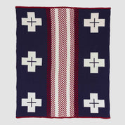 in2green Eco Throw Heritage Trail - Cotton Sustainable Knit Geometric Throw Blanket 601570195396 BL01XHT1