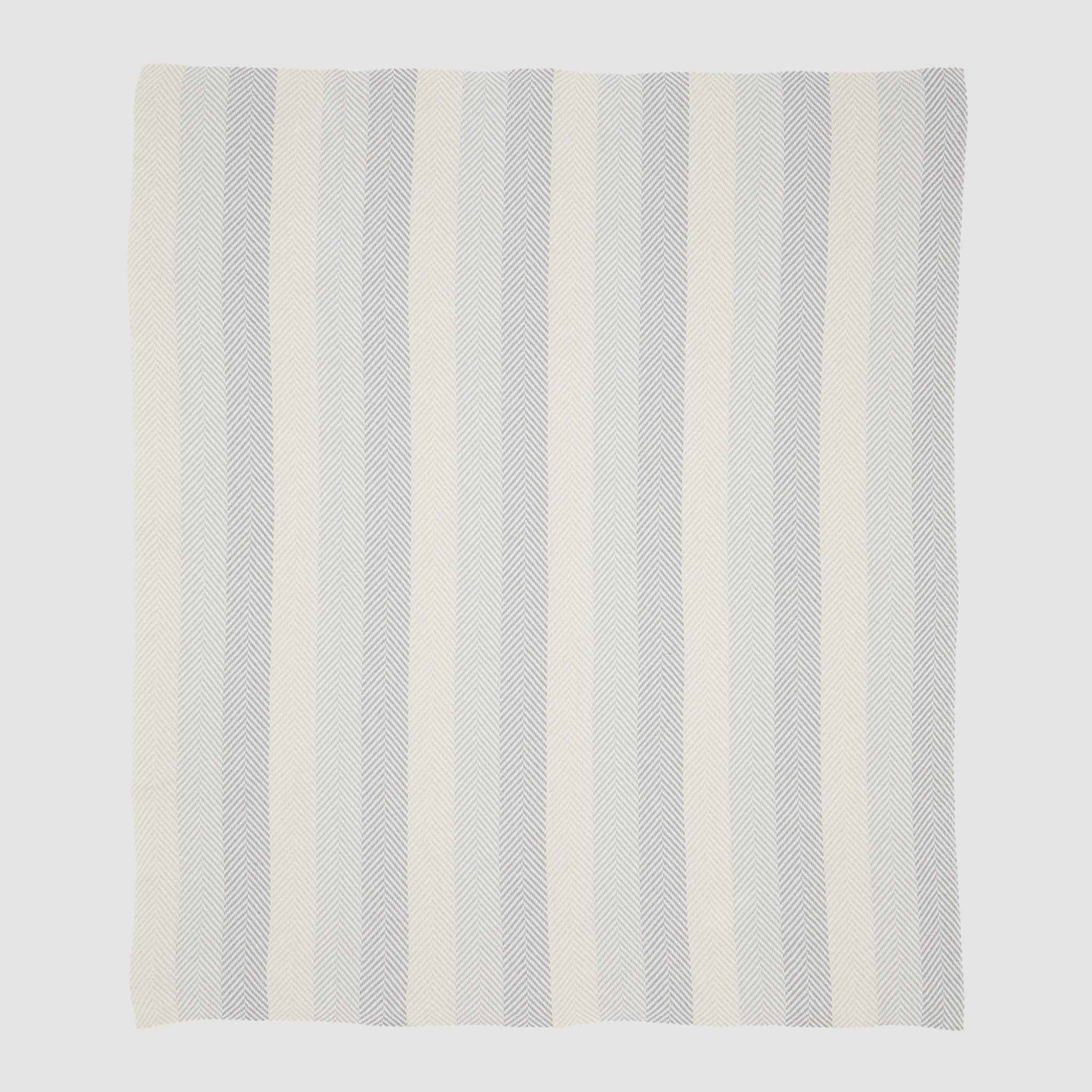 In2Green Eco Throw Cotton Sustainable Knit Striped | Chevron Throw Blanket - Herringbone Hues 601570193422 BLHBH3