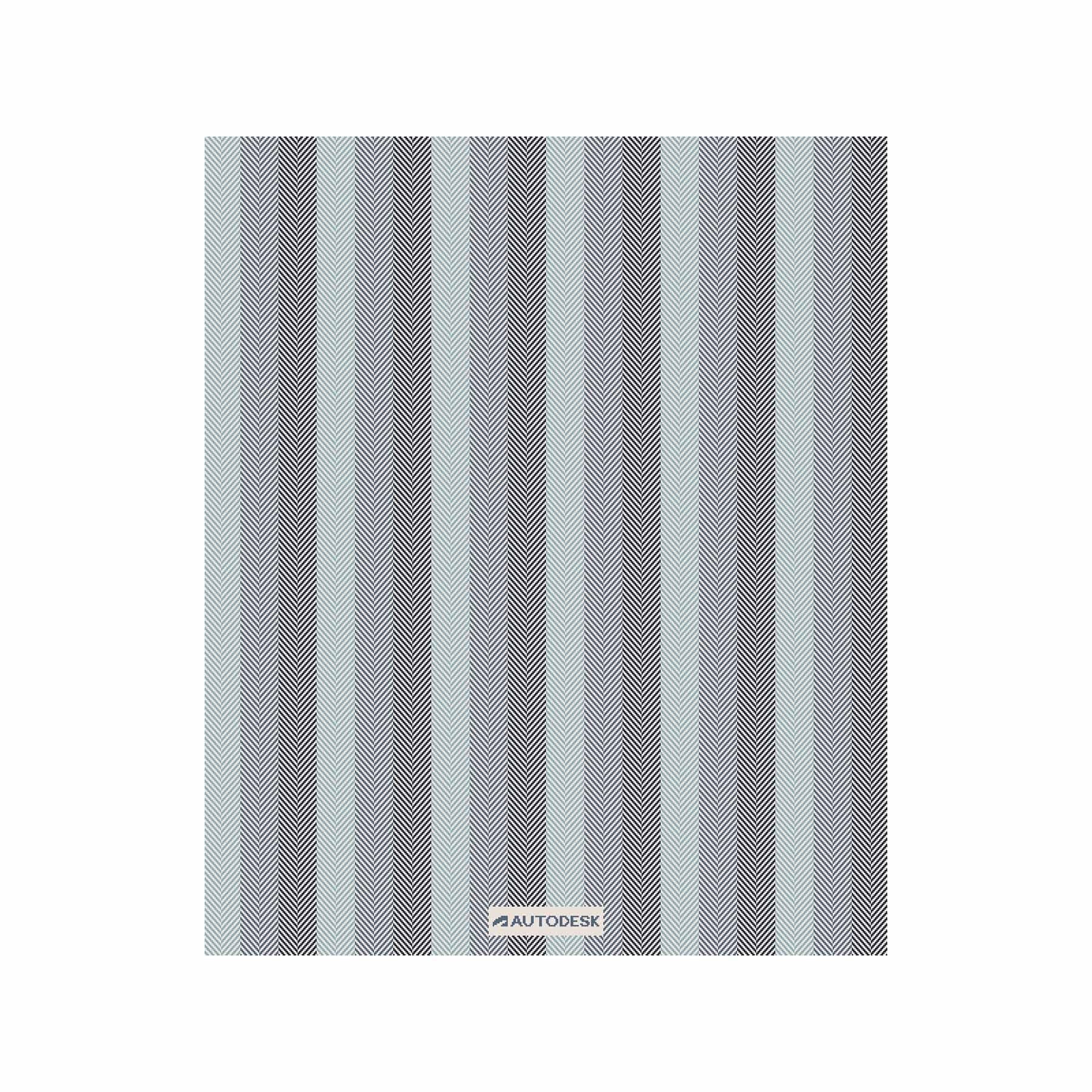 In2Green Swatch Custom Logo Blanket: Personalized Corporate Gift - Herringbone Hues Pattern