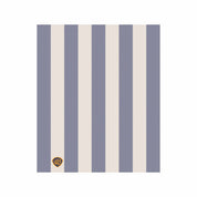 In2Green Swatch Custom Logo Blanket: Personalized Corporate Gift - Herringbone Stripe Pattern
