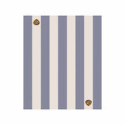 In2Green Swatch Custom Logo Blanket: Personalized Corporate Gift - Herringbone Stripe Pattern